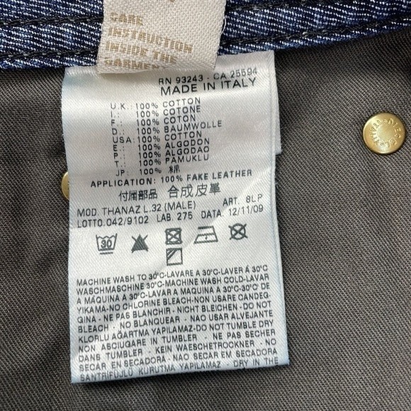 DIESEL thanaz slim-skinny fit wash 008LP denim blue jeans size 27 X 32 men's - Picture 6 of 13